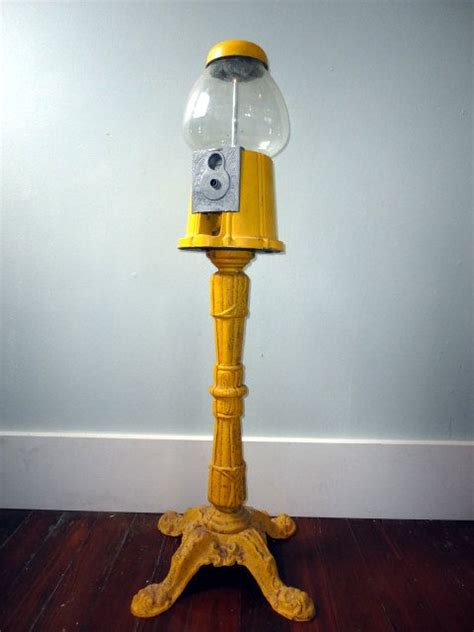 vintage bubble gum machine stand